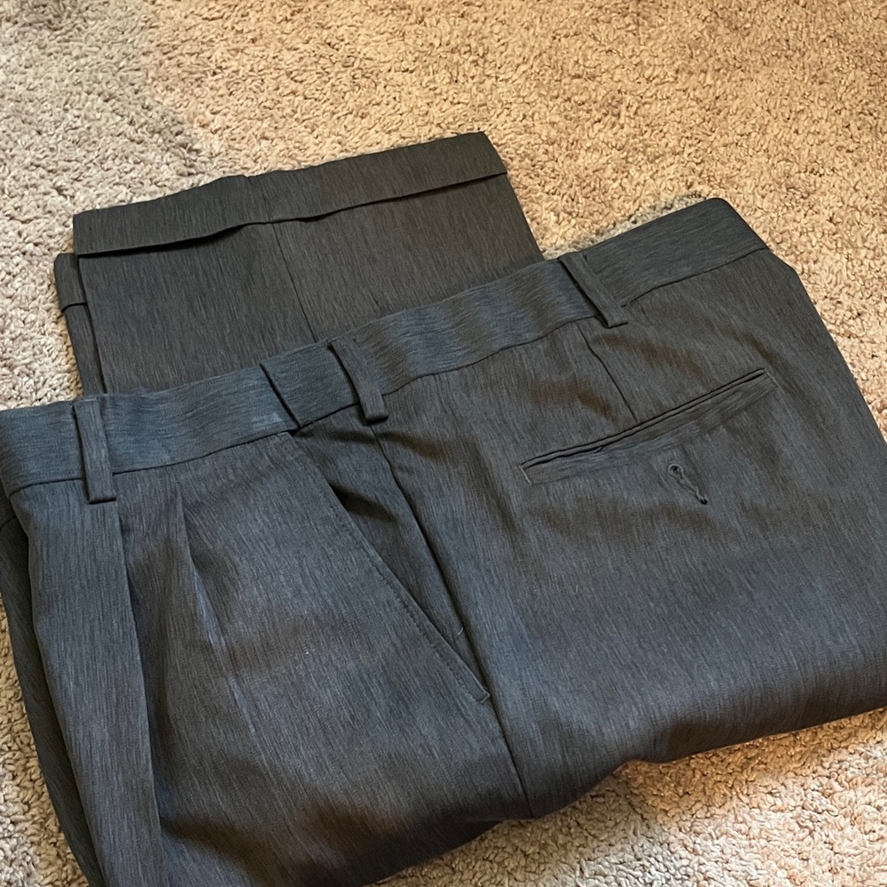 SAVANE Men’s dress pants 36x 32 grey